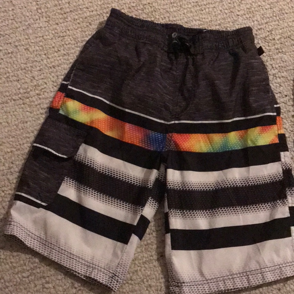Swimming trunks.